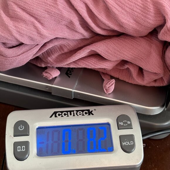 ANA Womens Top Size 2XL Mauve Whimsical Fairy Ruffle Lace Western Crinkle 18679 - Picture 9 of 9